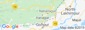 Itanagar map